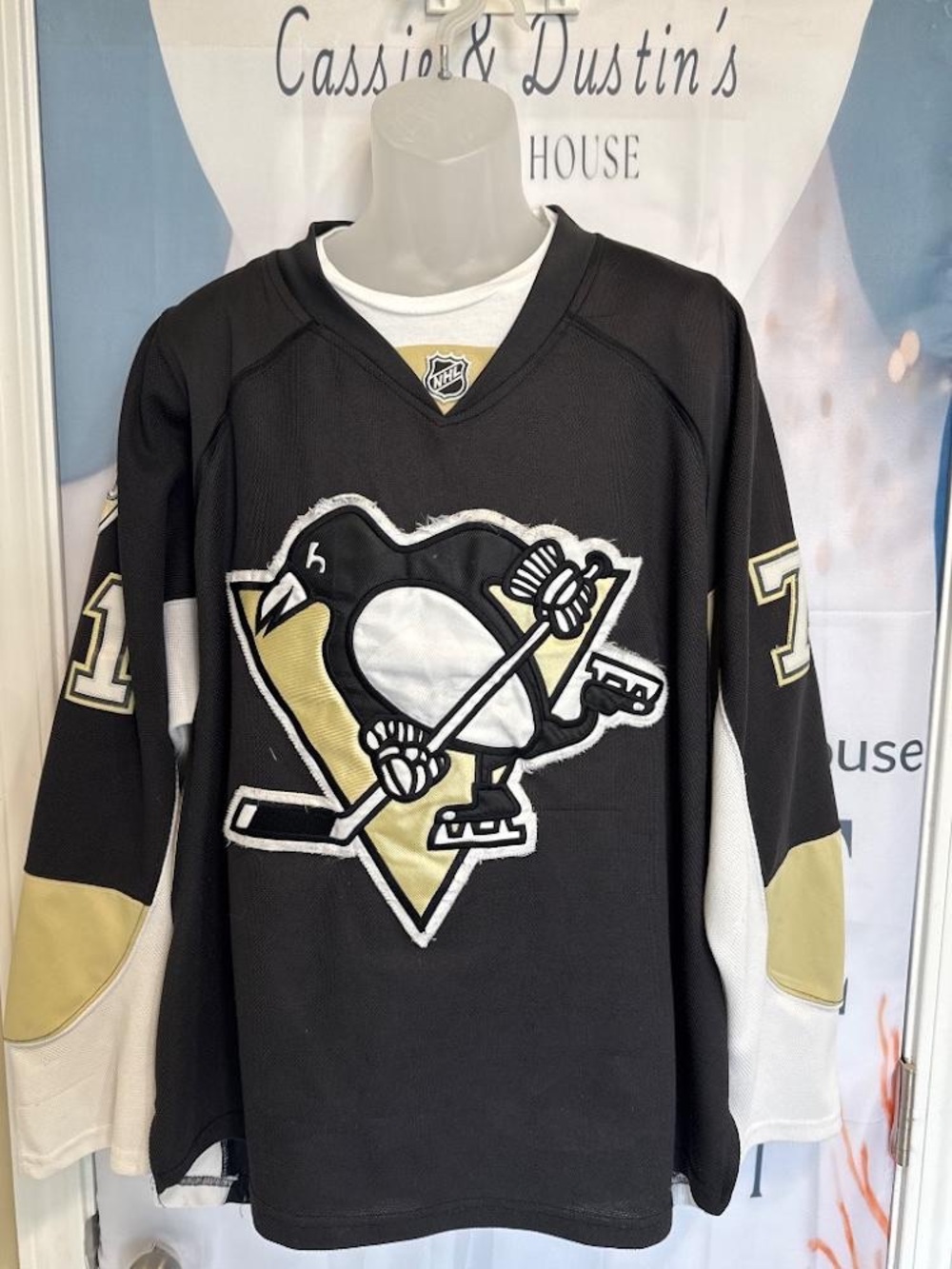 Authentic Reebok CCM Evgeni Malkin Pittsburgh Penguins Hockey Jersey Size 52
